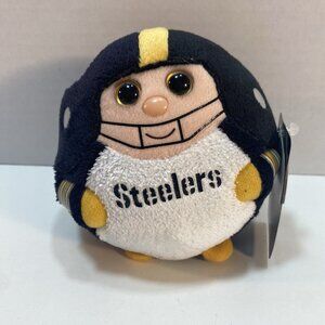 Pittsburgh Steelers NFL Ty Beanie Ballz 2013 Football Rare Retired Licensed New‎